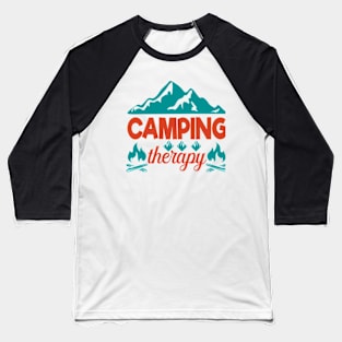 Camping Baseball T-Shirt